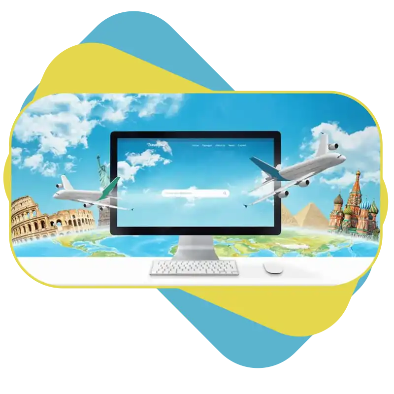 Travel agency website designArtboard 4
